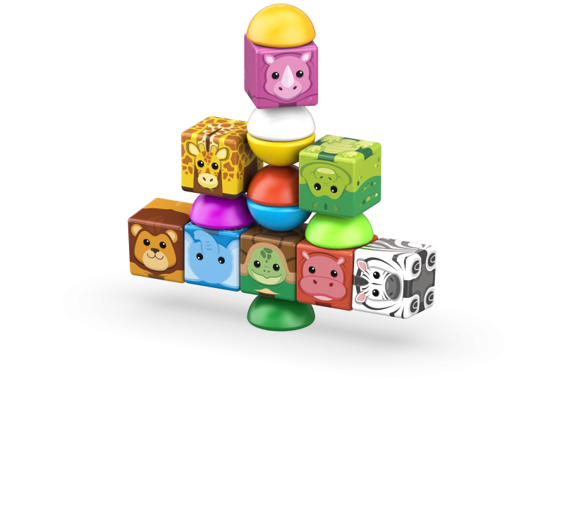 Geomag Magicube Safari 16 dílků