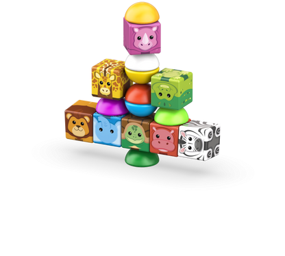 Geomag Magicube Safari 16 dílků