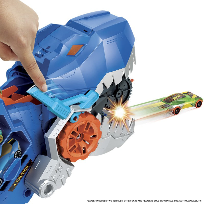 Hot Wheels city T-rex tahač se světly a zvuky