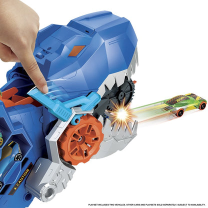 Hot Wheels city T-rex tahač se světly a zvuky