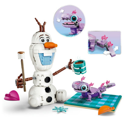 LEGO® 43287 Disney Ledové králoství Olaf a Bruni na zábavném pikniku