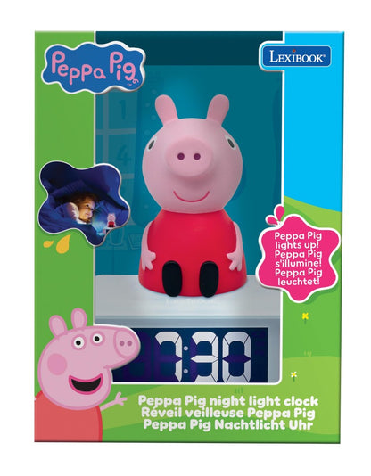Lexibook budík Prasátko Peppa se svítící figurkou