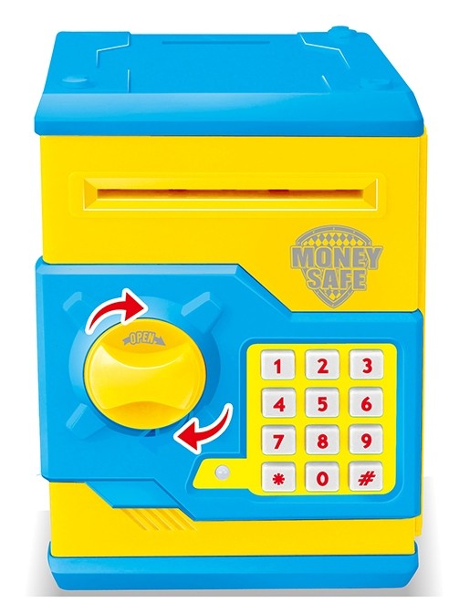 Sejf ATM - elektrický (sada) zeleno - bílý