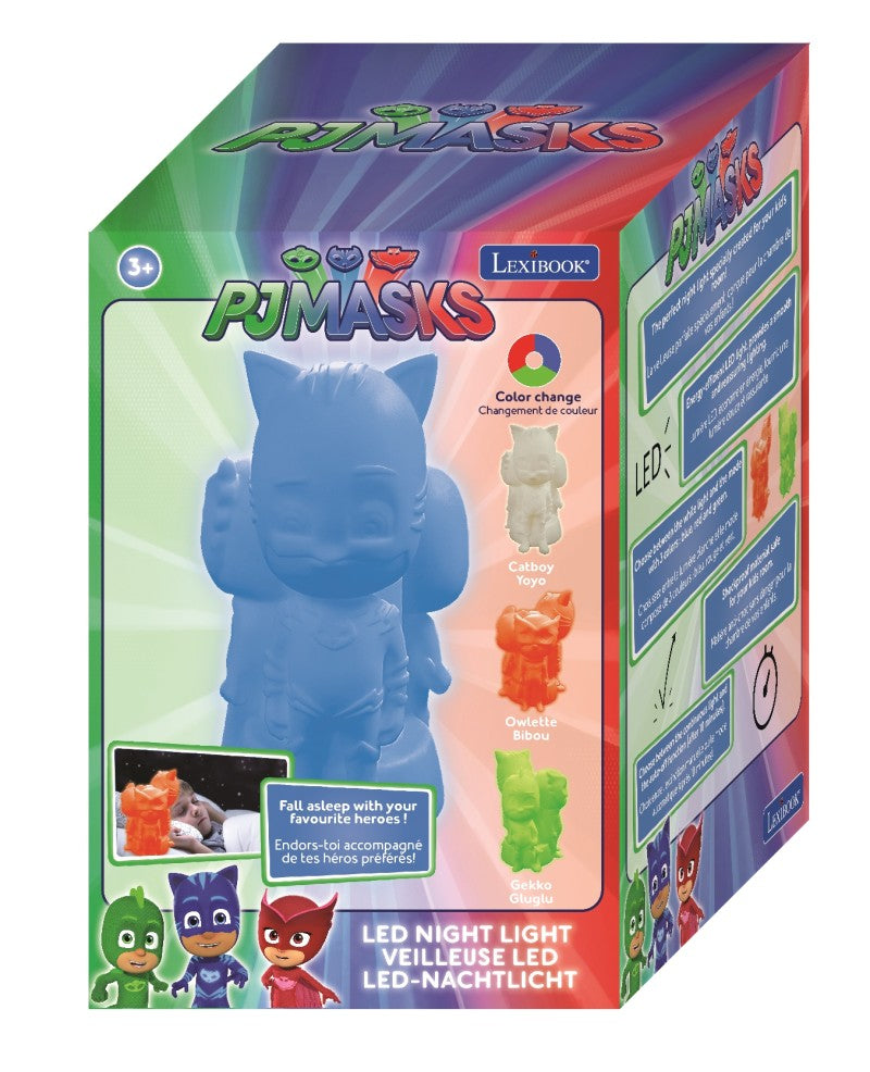 Lexibook designové noční světlo LED 3D PJ Masks 20 cm