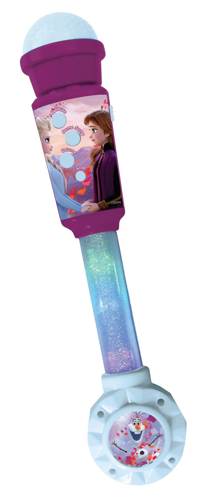 Lexibook svítící trendy mikrofon Frozen s melodiemi