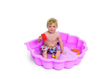 Pískoviště mušle s víkem růžové