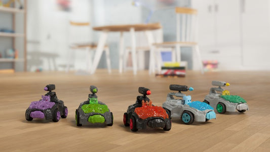 Schleich Ledový crashMobile s figurkami Mini Creature