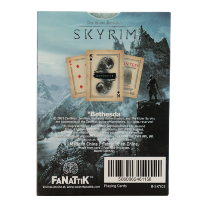 The Elder Scrolls Skyrim hrací karty DPL12