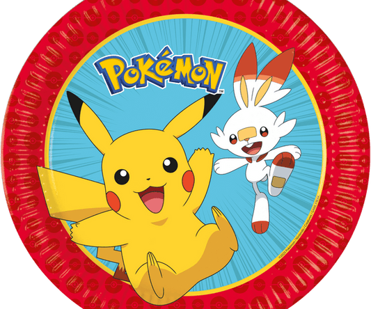 Talíře papírové Pikachu 23 cm 8 ks
