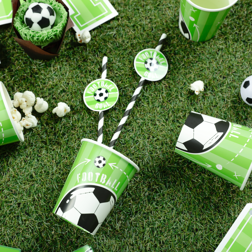 Kelímky papírové Fotbal 220 ml 6 ks