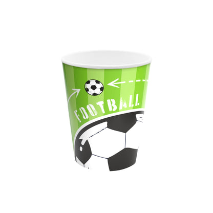 Kelímky papírové Fotbal 220 ml 6 ks