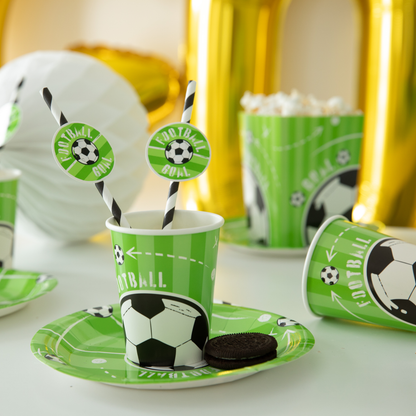 Kelímky papírové Fotbal 220 ml 6 ks