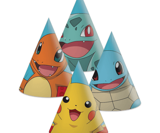 Čepičky papírové Pokemon 6 ks