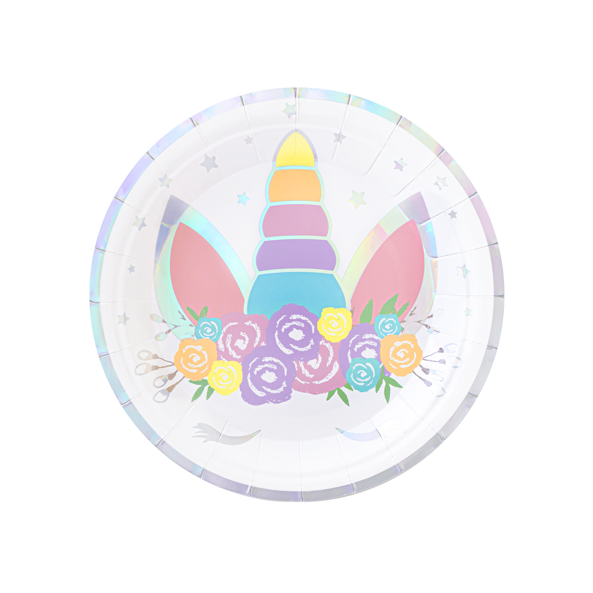 Unicorn - Talíře papírové 17 cm 6 ks