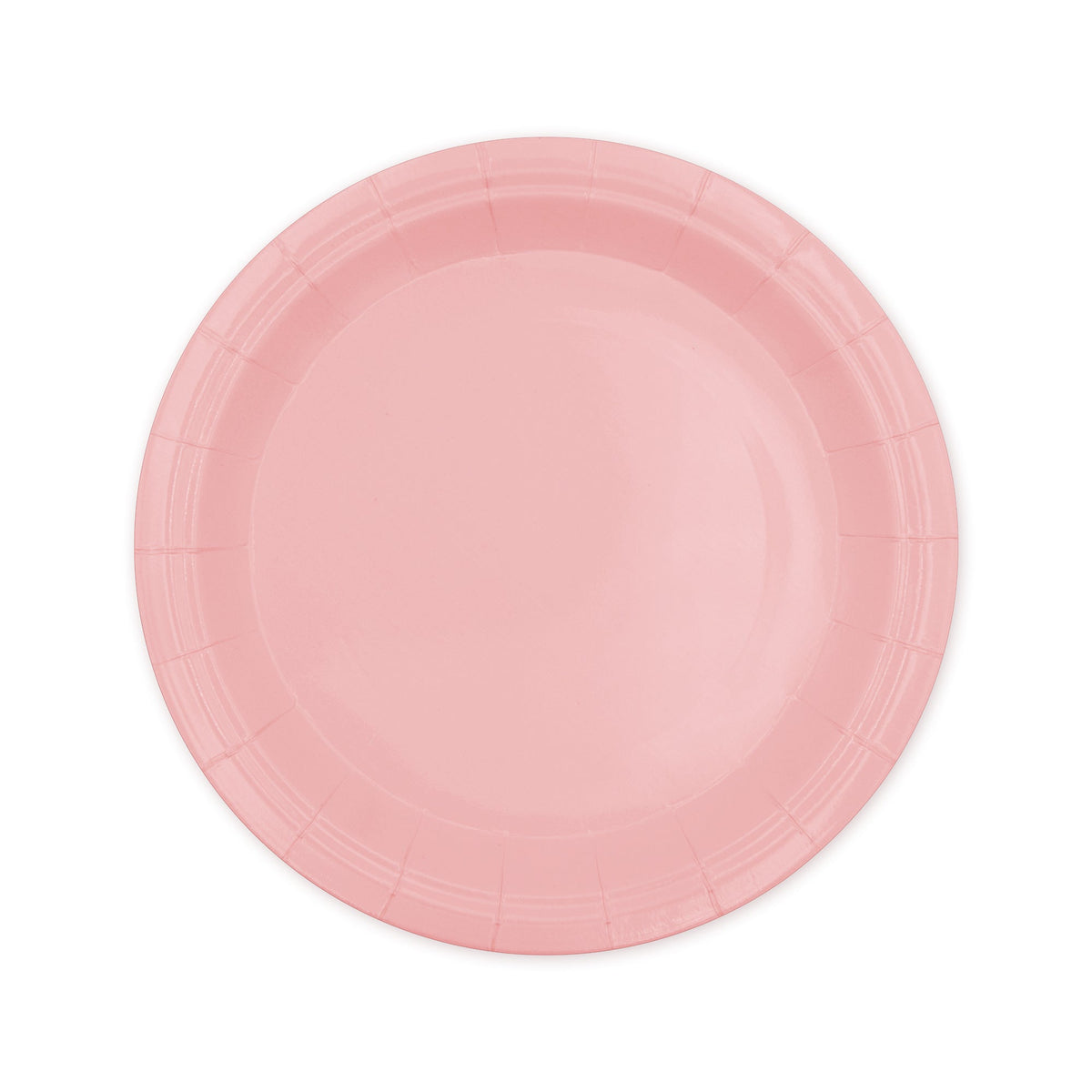 Růžová - Talíře papírové 17 cm 6 ks