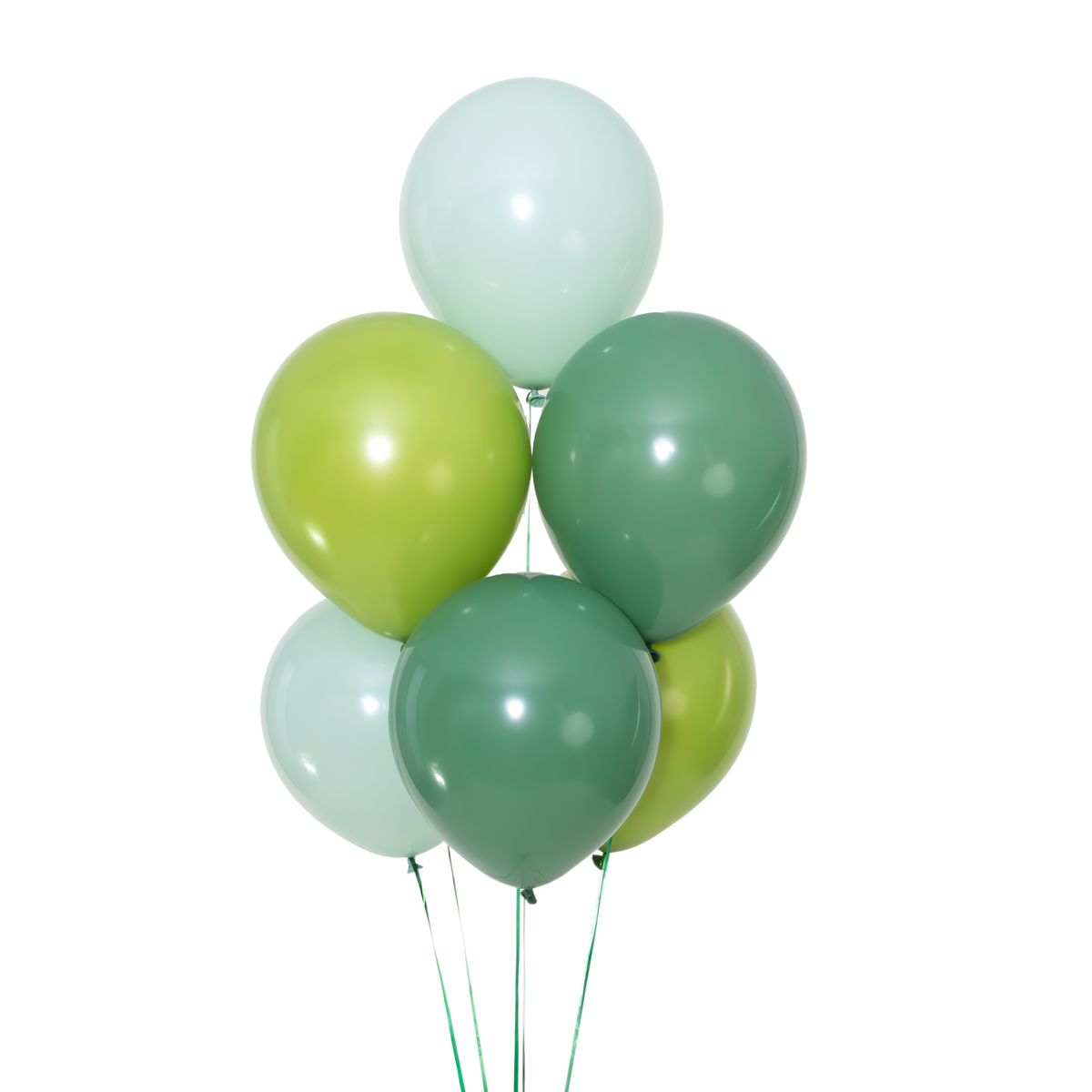 Balónky latexové 27 cm 10 ks deep green (zelené)