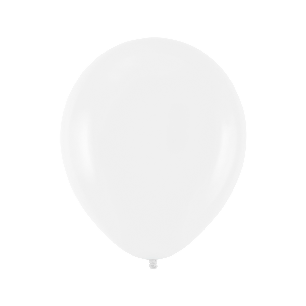 Latexový balón 27 cm 10 ks - bílá